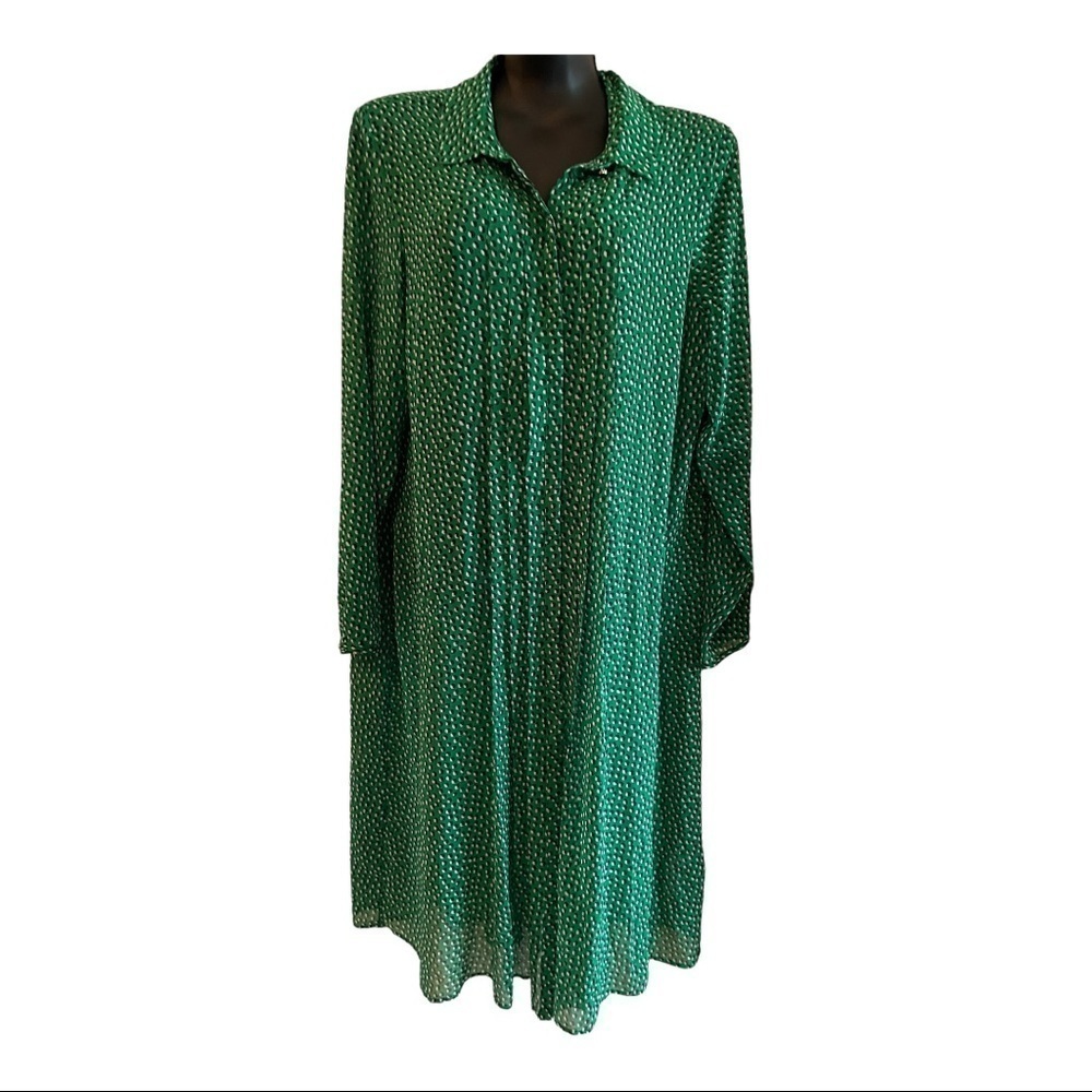 tom Baker green sheer cover up - Picture 3 of 10